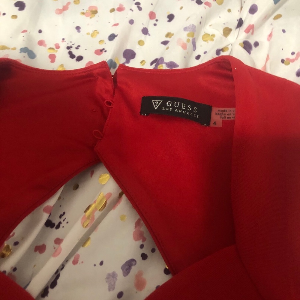 GUESS Sexy Red Dress - Picture 5 of 12